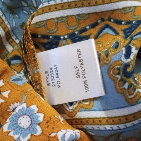 Current Air Button Detail Balloon Sleeve Top XS - Picture 7 of 7